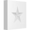 Ekena Millwork Standard Sedgwick Star Rosette With Square Edge, 4"W x 4"H x 3/4"P ROSP040X040X075SDG06 - alternate 1